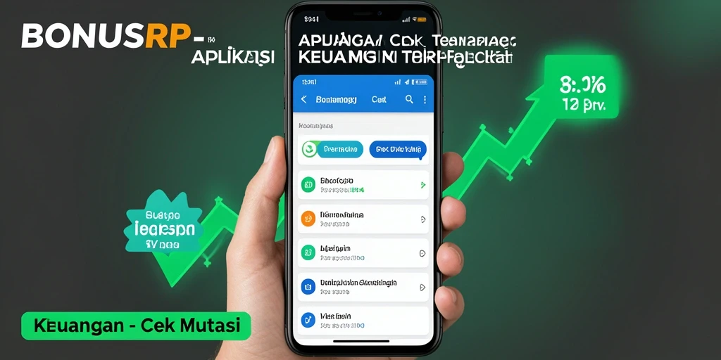 Tampilan antarmuka utama aplikasi BONUSRP untuk cek mutasi.