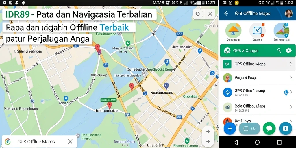 Tampilan antarmuka IDR89 yang intuitif dan mudah digunakan untuk navigasi.