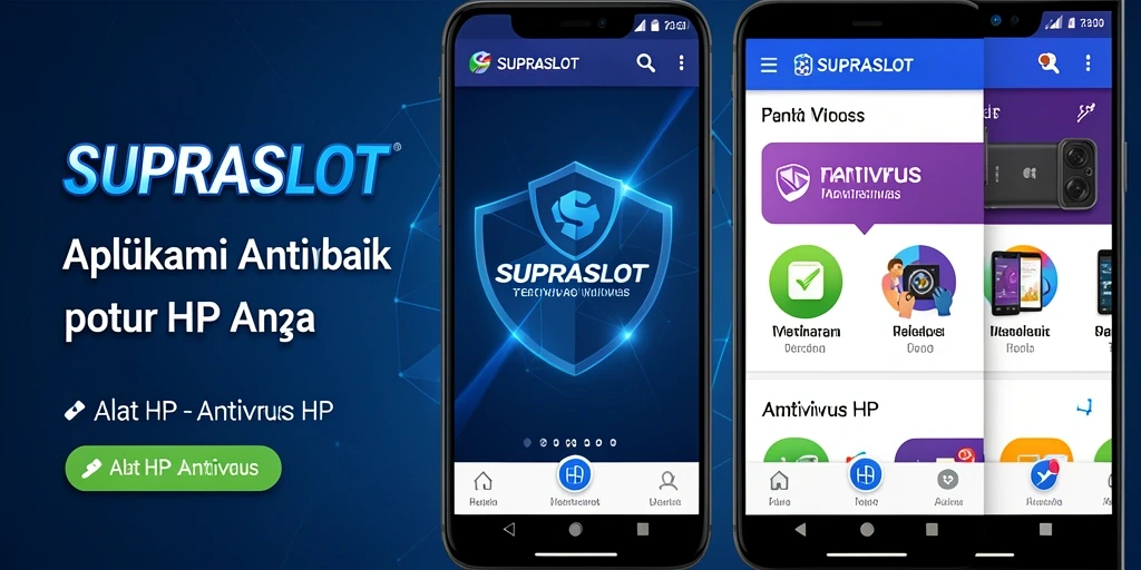 Tampilan antarmuka aplikasi SUPRASLOT yang modern dan fungsional.