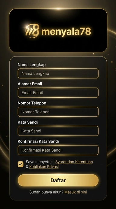 Cara Registrasi Akun Baru Menyala78 untuk Pengguna Android