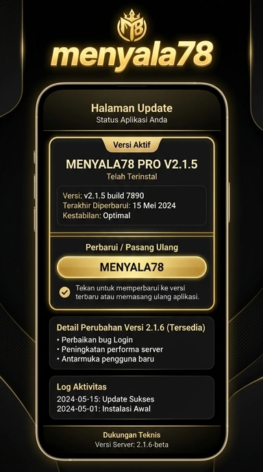 Riwayat versi aplikasi menyala78 untuk pengguna Android